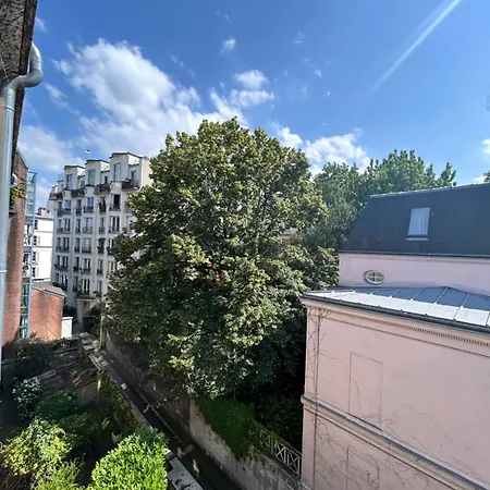 Studio De Charme Donnant Sur Jardin Arbore Dans Le Calme Absolu Paris Exterior foto